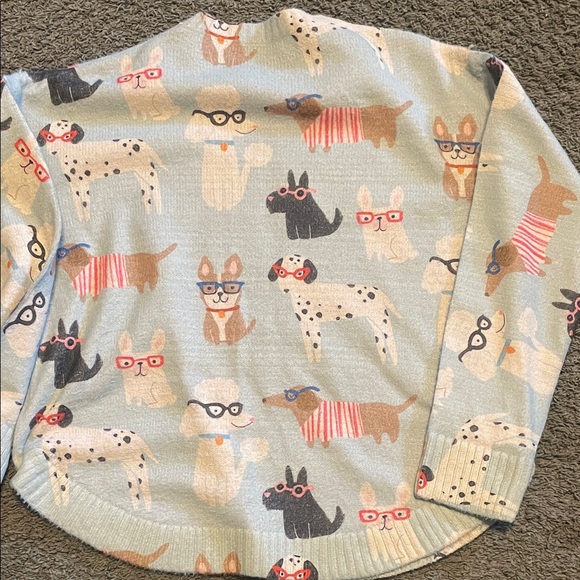 Cute Dog Pattern Sweater - Picture 4 of 6